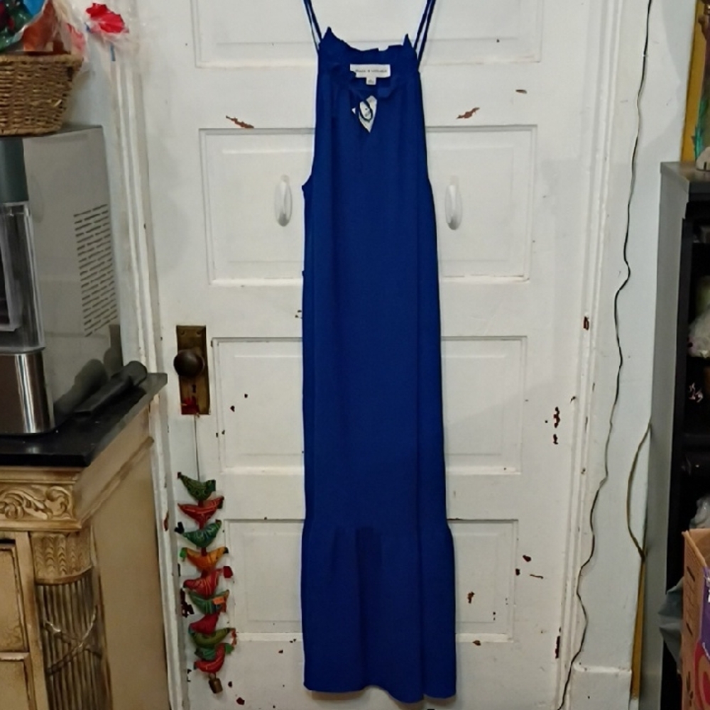 Emma & Michele Royal Blue Maxi Dress